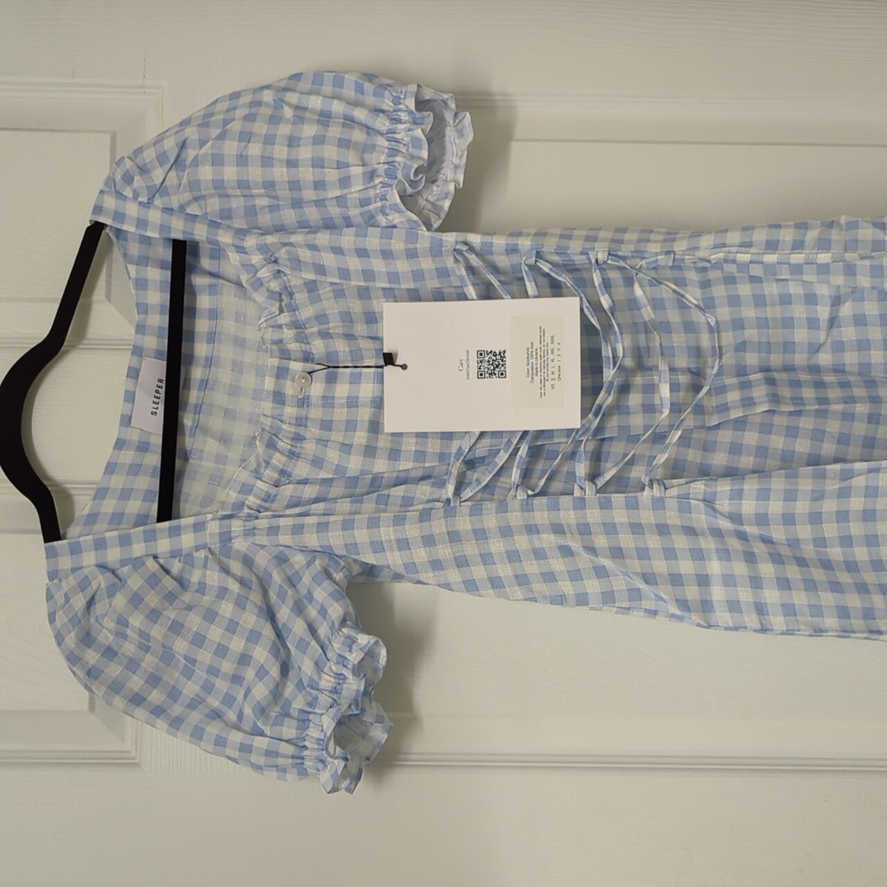 NWT Sleeper Vichy Marquis Maiden dress, small - Picture 8 of 8